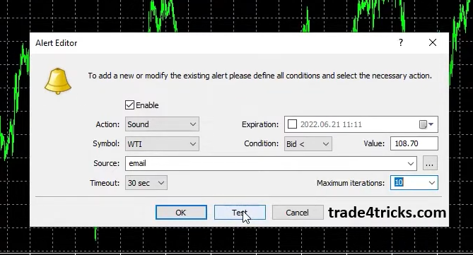 MT4  Signal Alert on your device/ mobile