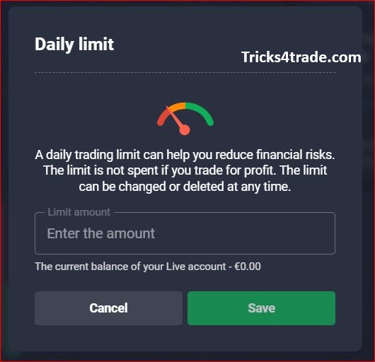set daily limit